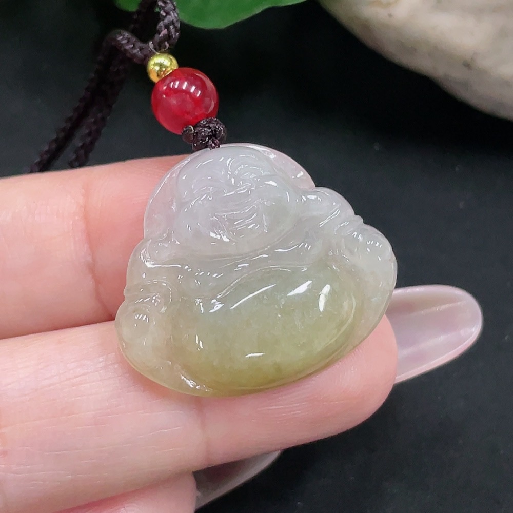 F35128302 Jadeite Buddha Pendant
