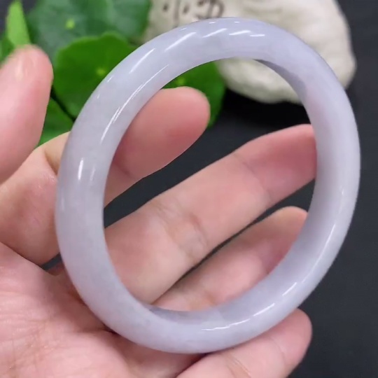 F34962443 Jadeite Round Bangle Size 58.4 Total Weight Approx. 46.7g