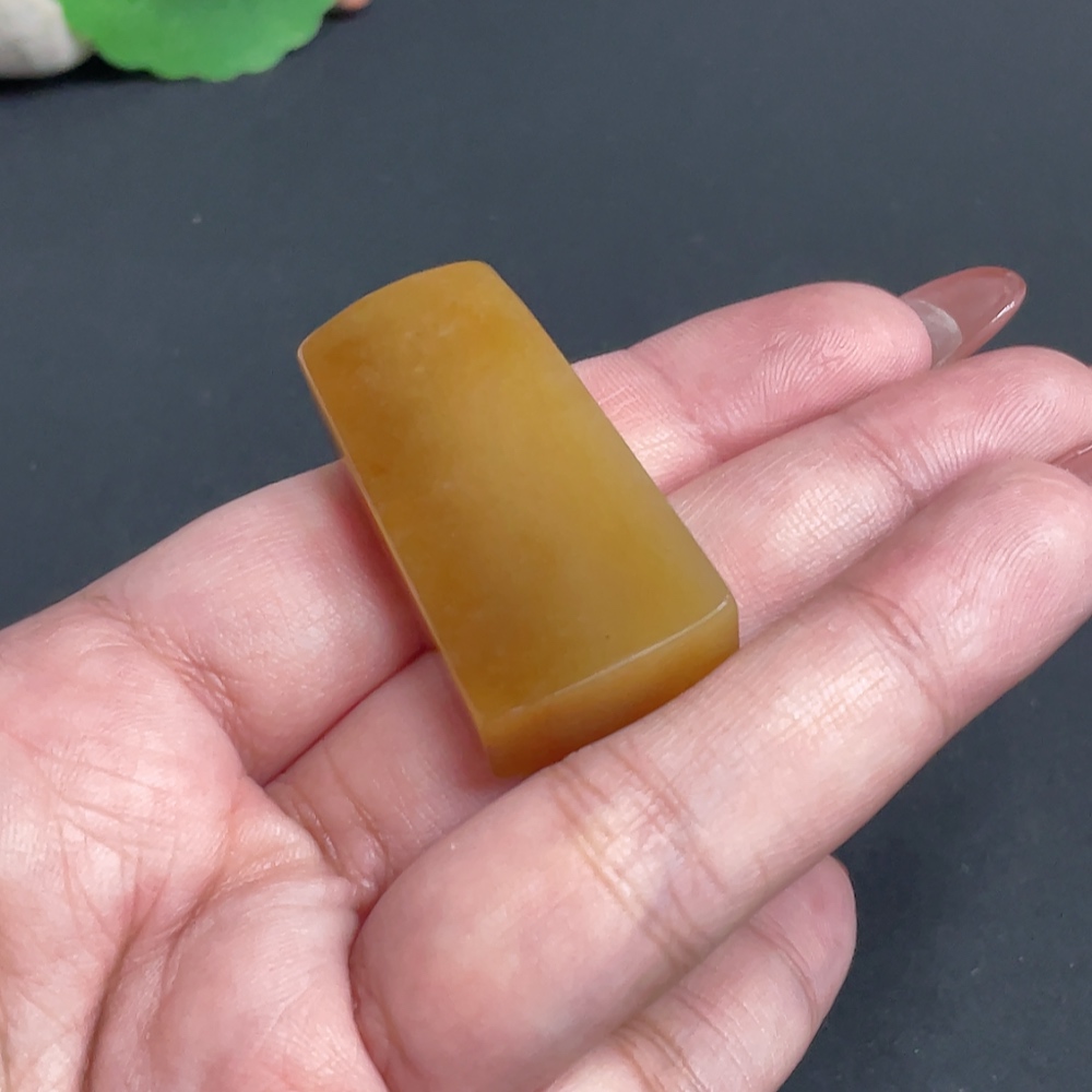 H35100241 Hetian Jade Pendant Plain Pendant Total Weight Approx. 22.2g