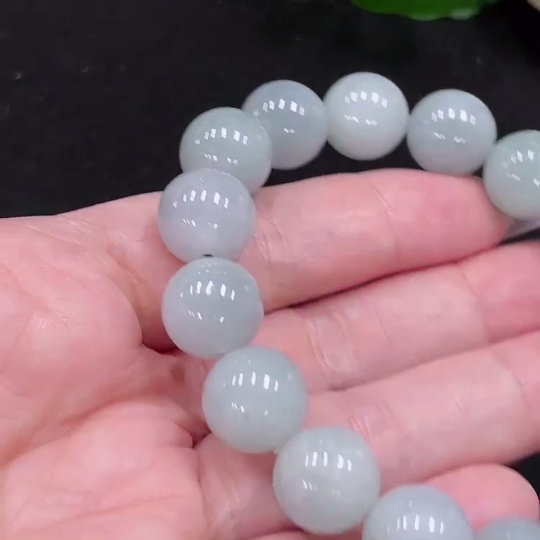 F33873490 Jadeite Bracelet Approx. 12.1mm Total Weight Approx. 50g