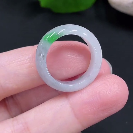 F30526957 Jadeite Ring Size 14 Total Weight Approx. 3.6g