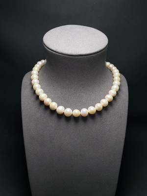 C34988626 Pearl Necklace Non-Gold Total Weight Approx.73.2g Size 11.4mm