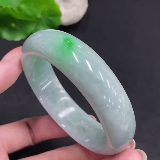 F34035471 Jadeite Round Bracelet Total Weight Approx. 73.2g Size 57.5