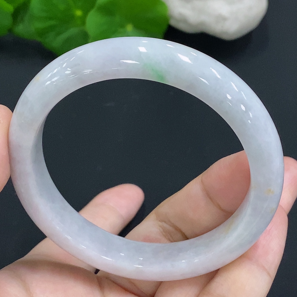 F29317985 Jadeite Round Bracelet Size 57 Total Weight About 53.7g