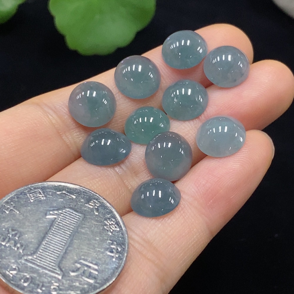 F30502445 Jadeite Cabochon Mountings Sell as a Lot 10 Pcs