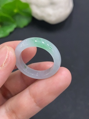F34050379 Jadeite Ring Size 18 Total Weight Approx. 3.6g