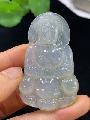 F35136893 Jadeite Pendant Guanyin Total Weight Approx. 23.52g