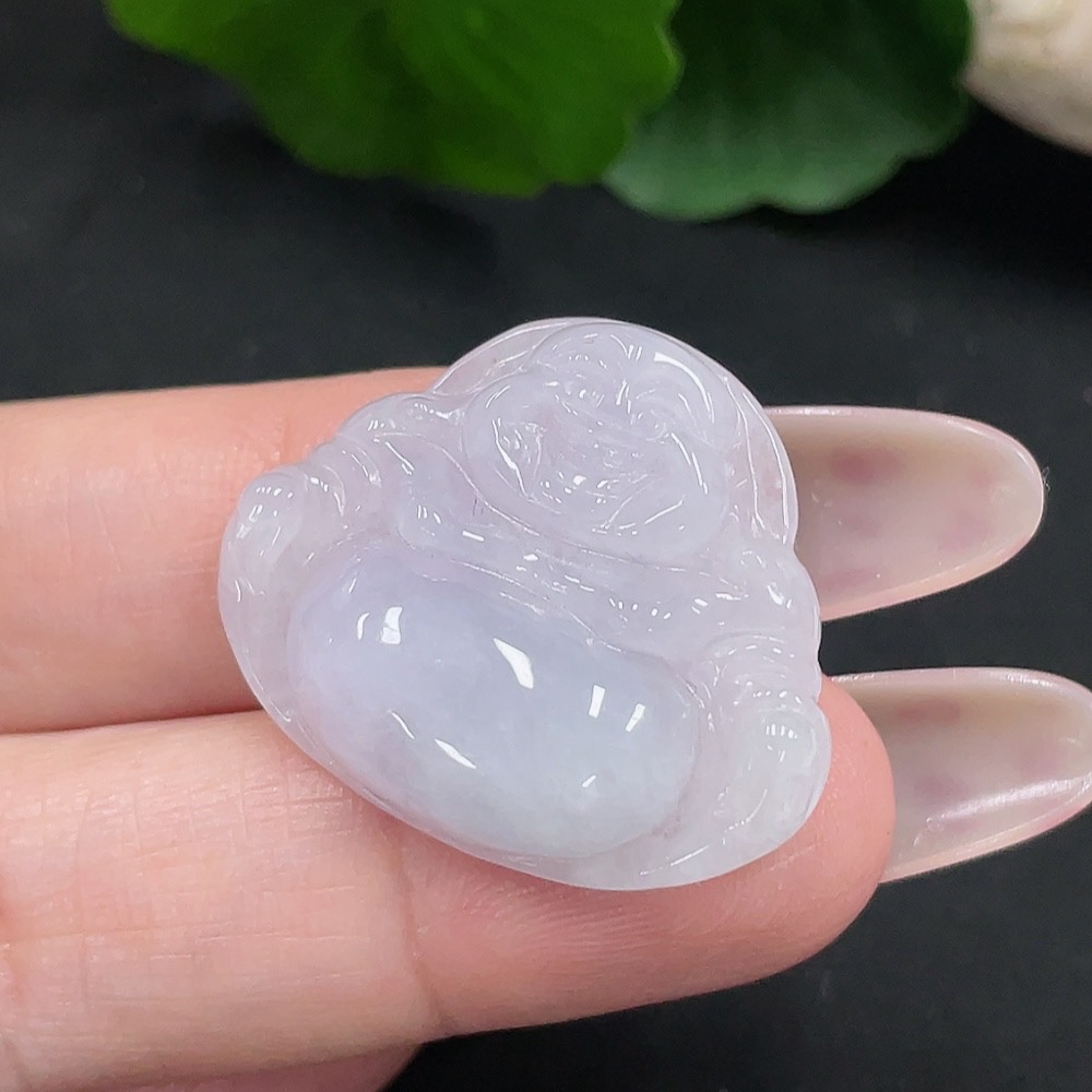 F34068820 Jadeite Buddha Pendant, Total Weight Approximately 5.1g