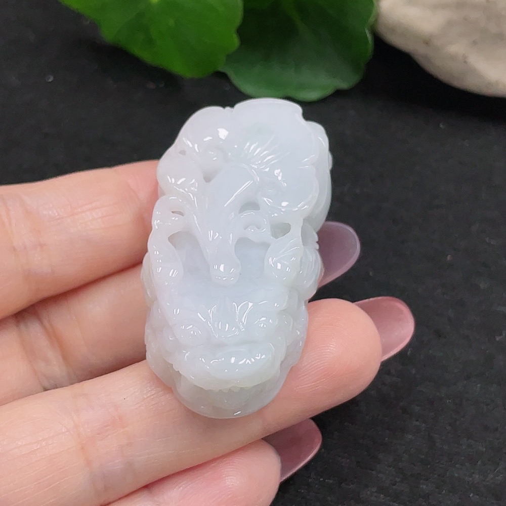 F33826579 Jadeite Pi Xiu Pendant, Total Weight Approx. 29.8g