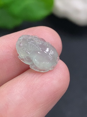 F32801295 Jadeite Pixiu Inlay Piece, Total Weight Approx. 0.8g
