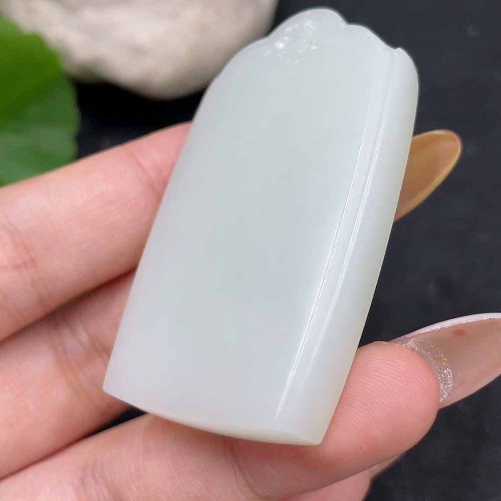 H31664395 Hetian Jade Pendant, Plain Pendant, Total Weight Approx. 37.9g