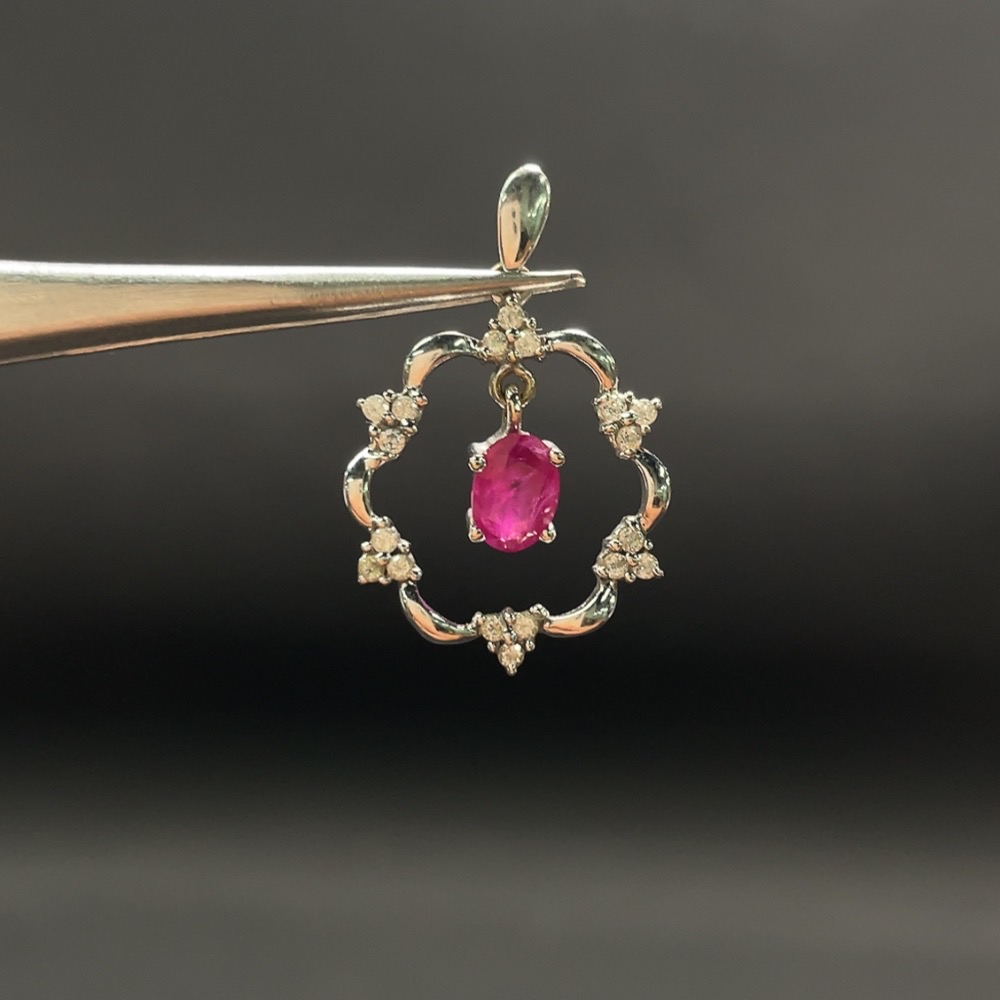 C32762767 Ruby Pendant Total Weight Approx. 2.00g 18k Gold Non-Diamond