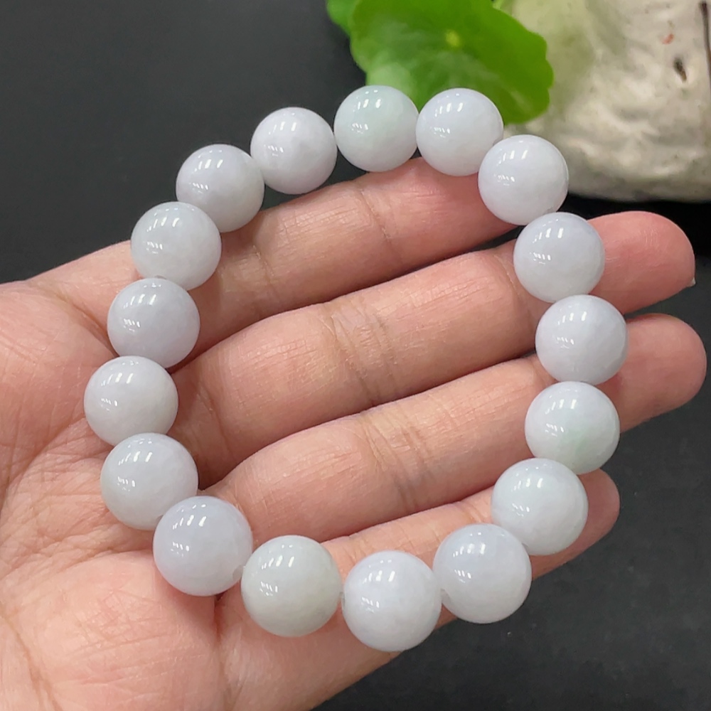 F35081763 Jadeite Bracelet 11.5mm Approx. Total Weight About 43.9g