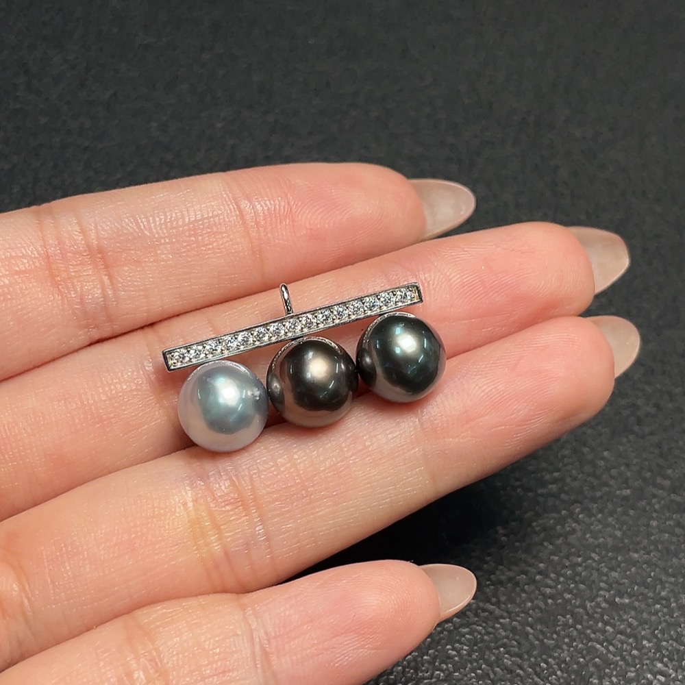 C33889753 Seawater Pearl Pendant, Color Origin Undetermined, Non-Gold, Total Weight Approx. 5.03g, Size Approx. 9.3mm