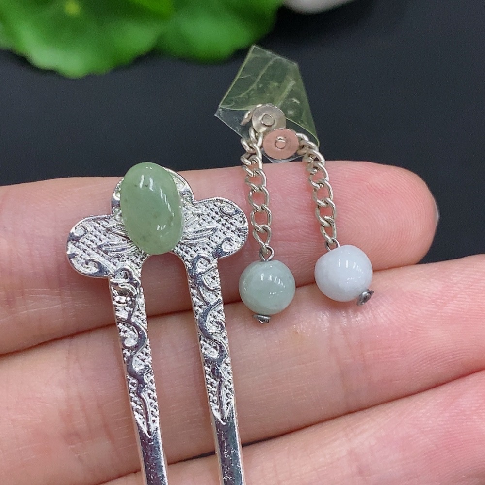 F30556193 Jadeite inlay, non-gold inlay