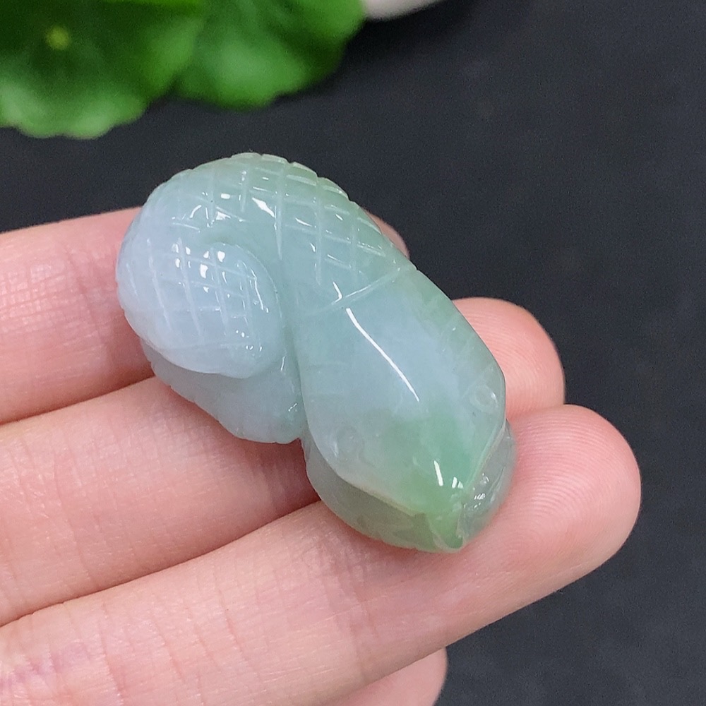 F35077926 Jadeite Flying Snake Pendant Total Weight Approx. 17.1g