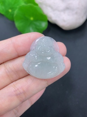 F41935298 翡翠挂件佛公 货品总约重8.34g