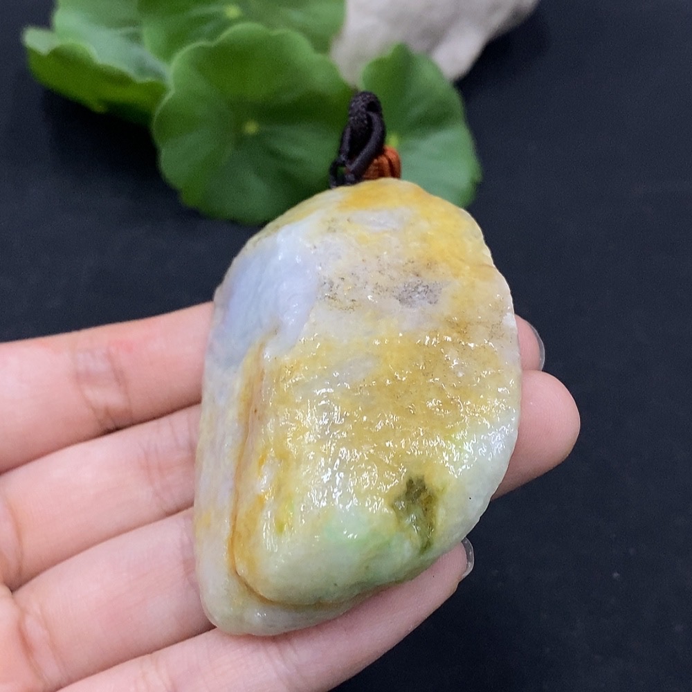 F29347361 Jadeite Pendant Total Weight Approx. 64.39g Color Origin Undetermined