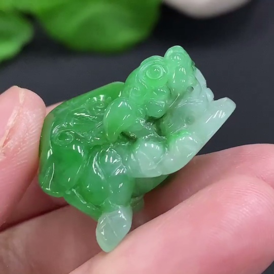 F33906168 Jadeite Pixiu Pendant Total Weight Approx. 9.5g