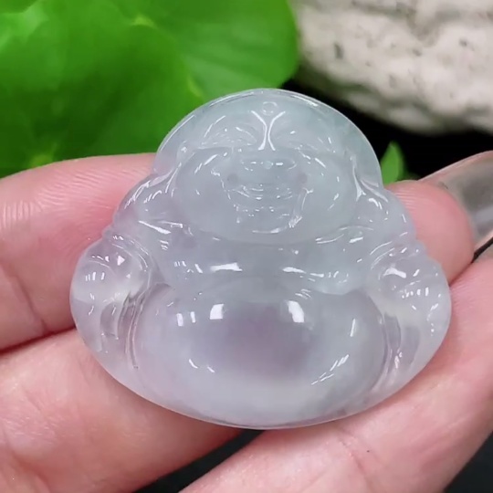 F34984527 Jadeite Pendant Buddha Total Weight Approx. 8.7g