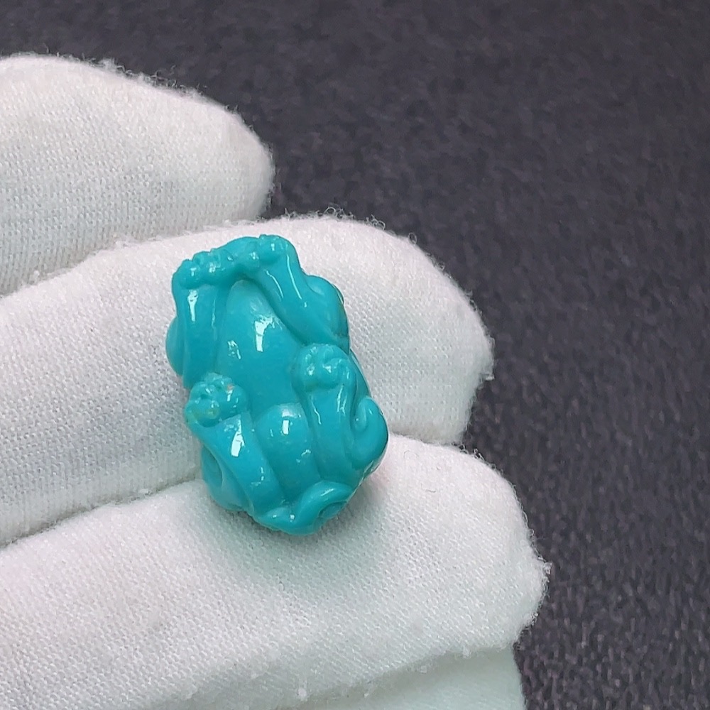 C34989654 Turquoise Jewelry, Color Origin Undetermined, Total Weight Approximately 4.77g