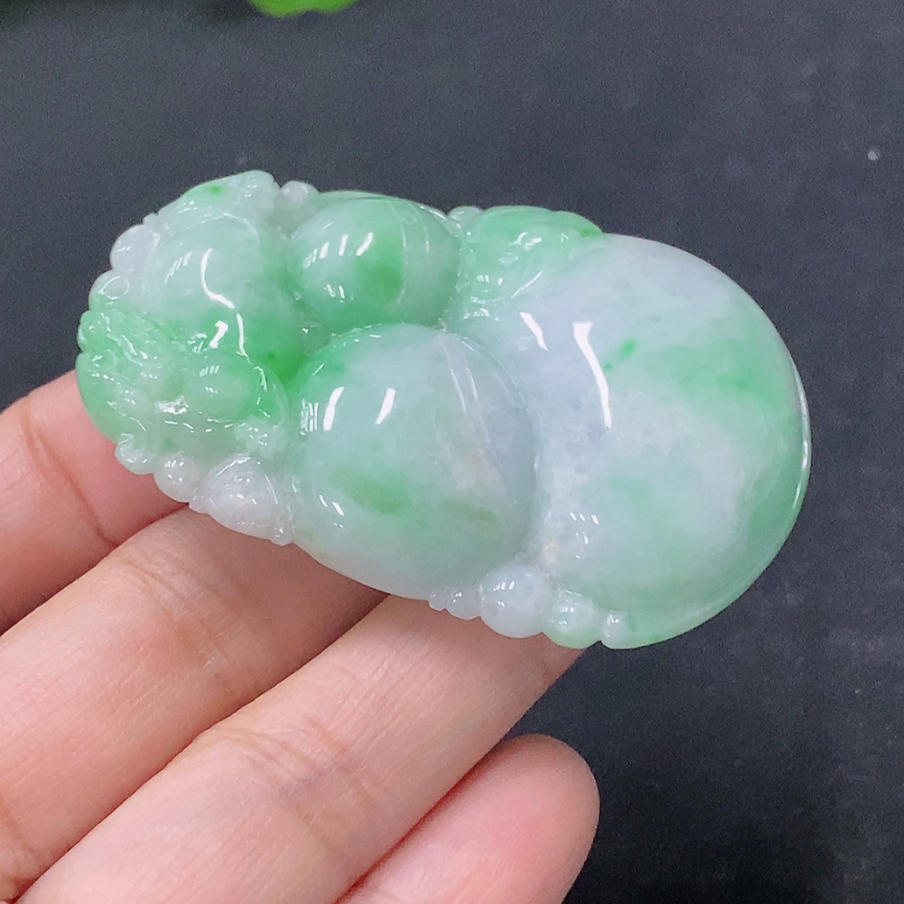 F29351728 Jadeite Pendant Gourd Total Weight Approx. 30.25g