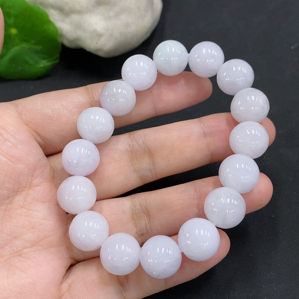 F34001142 Jadeite Beaded Necklace Approx.11.7mm Total Weight Approx.46.2g
