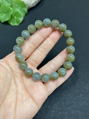 H33846119 Khotan Jade Bracelet, about 9.8mm, total weight about 30.4g