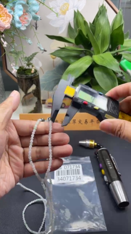 F34071734 Jadeite Beads Sell as a Lot Non-Gold