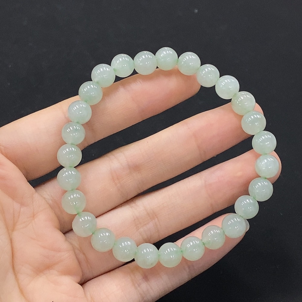F35131841 Jadeite Bracelet Approx.7.2mm Total Weight Approx.18.17g