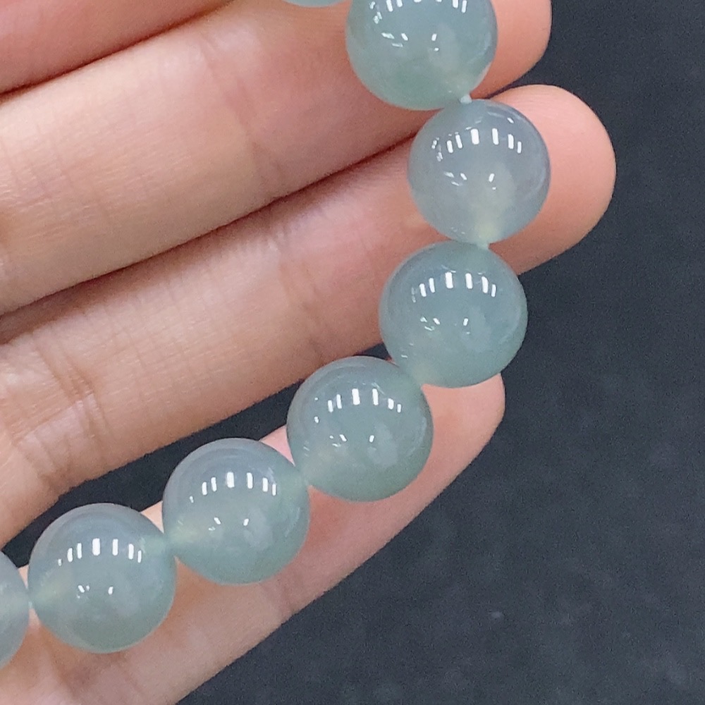 F32819071 Jadeite Bracelet approx. 10mm, Total Weight approx. 33g