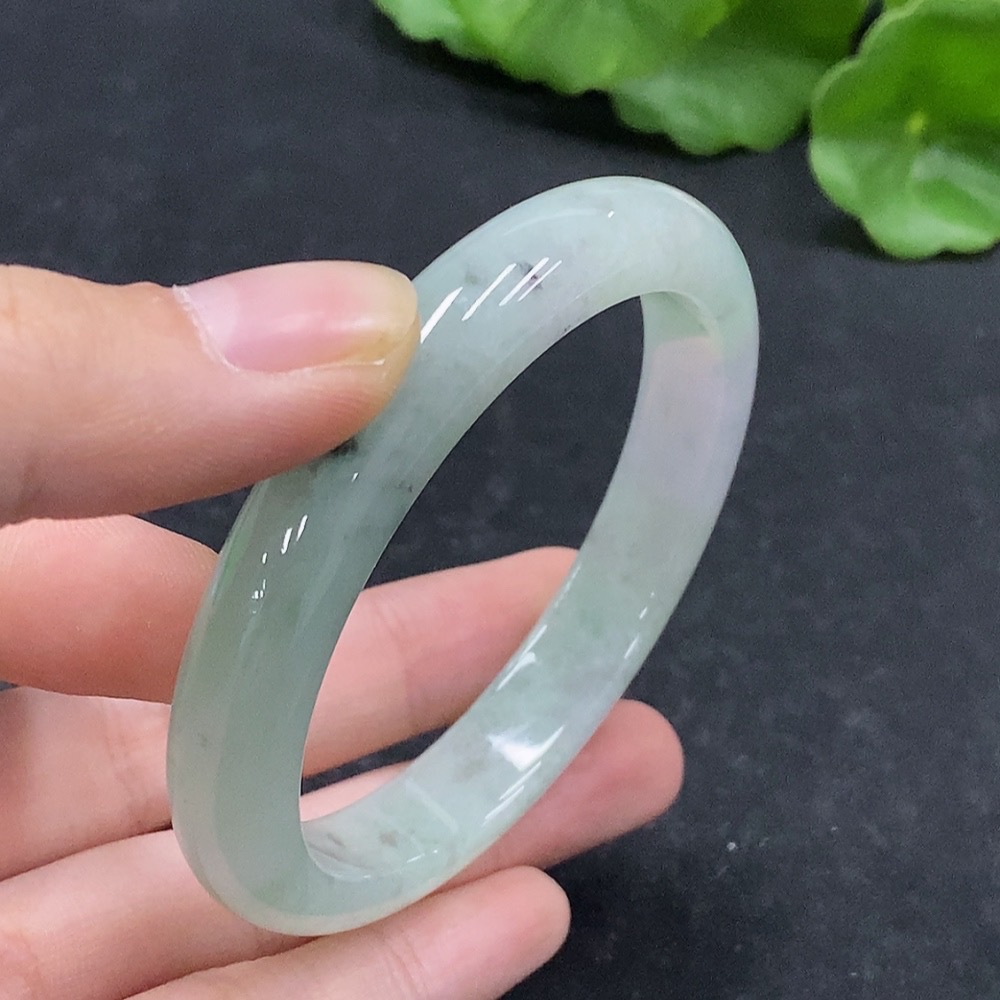 F33946980 Jadeite Round Bracelet Size 53.7 Total Weight Approx. 39.87g