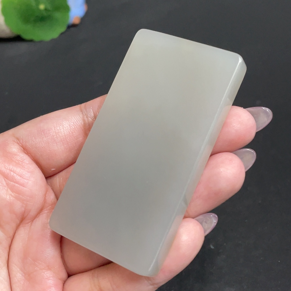 H33863910 Hetian Jade Pendant, Plain Pendant, Total Weight Approx. 67.4g
