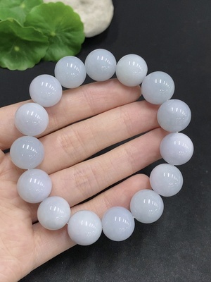 F33906800 Jadeite Bracelet Total Weight Approx. 73.1g Size 14mm