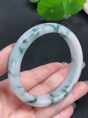 F29360015 Jadeite Regular Bangle, Size 58.9, Total Weight Approx. 53.9g