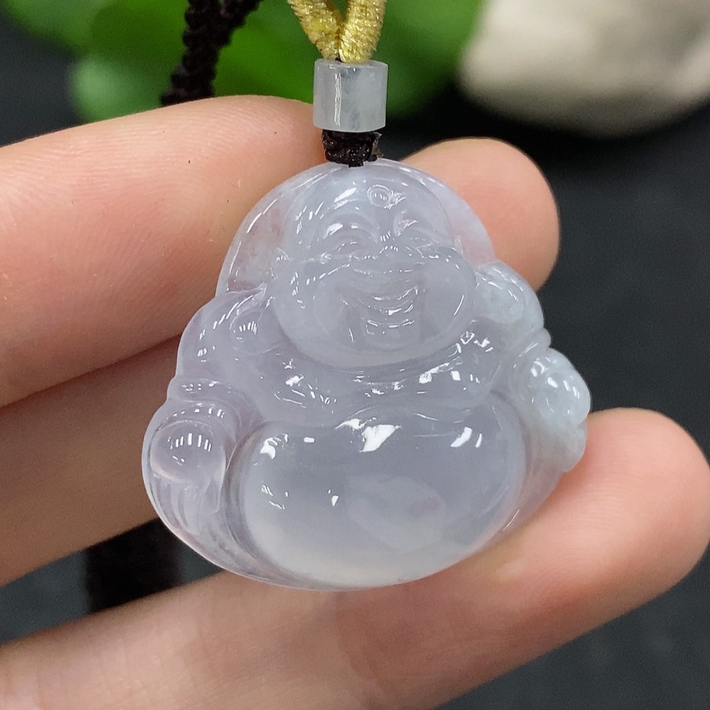 F34964621 Jadeite Buddha Pendant, Total Weight Approx. 8.76g