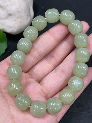 H30561660 Hetian Jade Bracelet, Approx. 11.5mm, Total Weight Approx. 51.2g