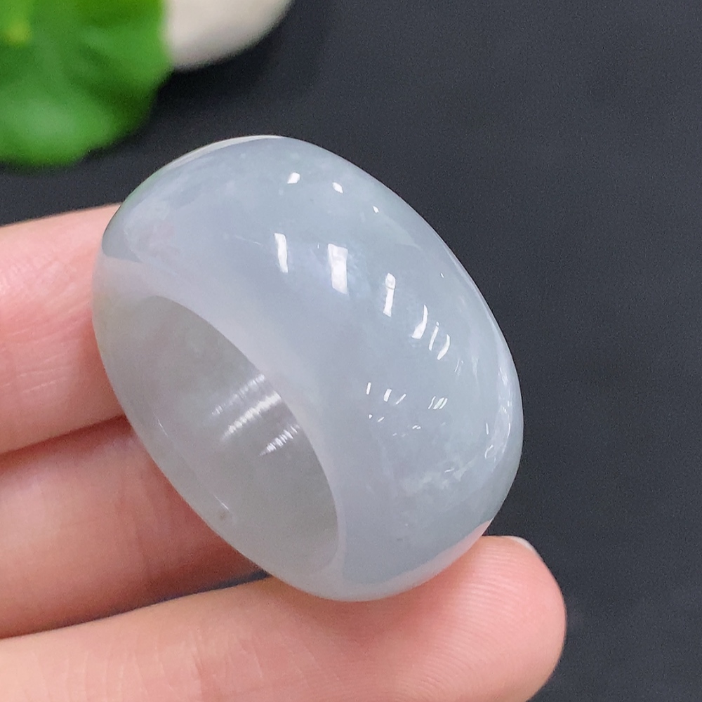 F33876983 Jadeite Ring Size 21 Total Weight Approx. 18.1g
