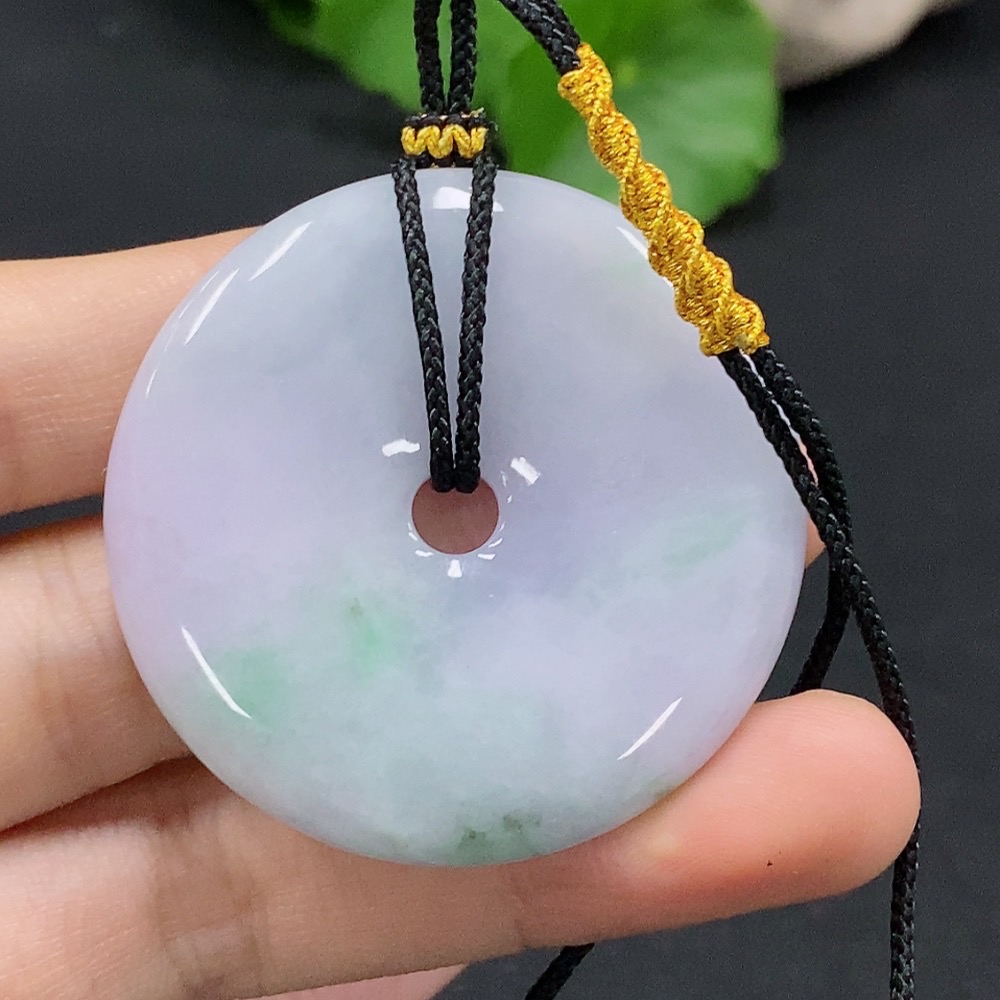 F31652795 JadeitePeace Button Pendant