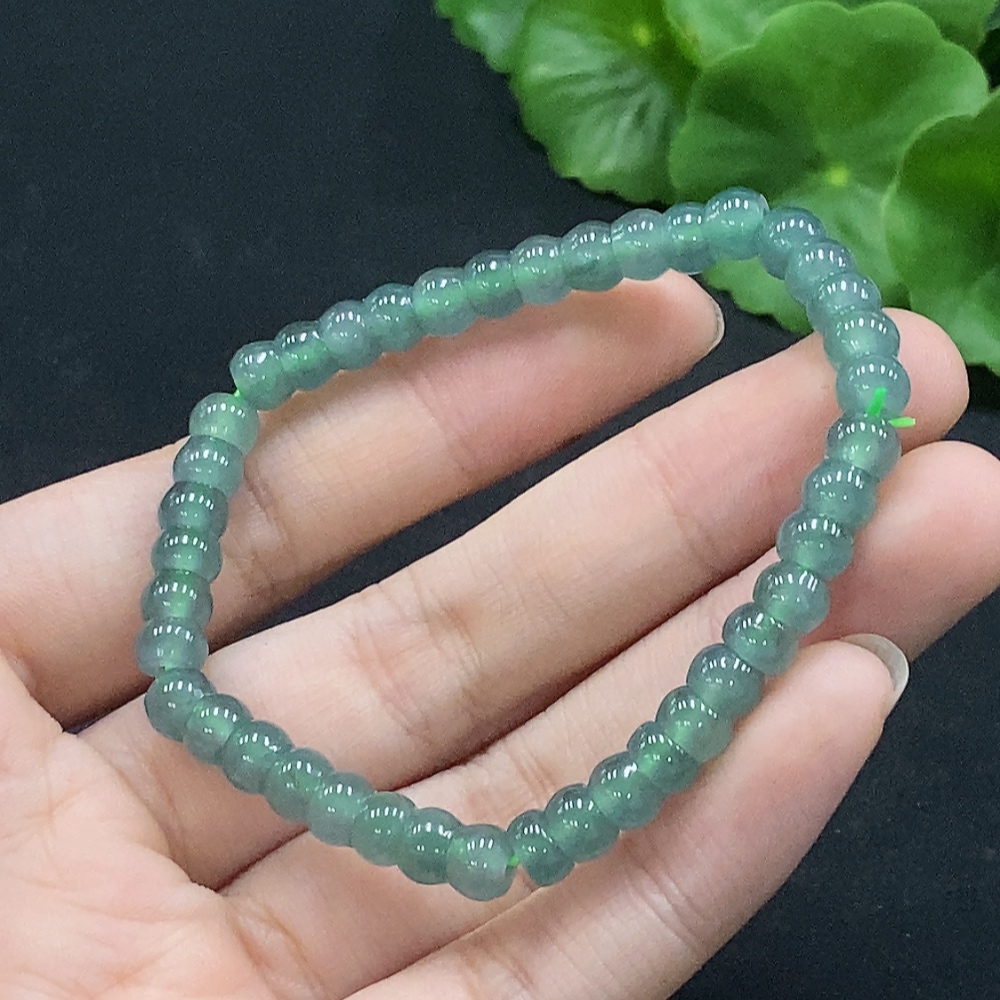 F35133312 Jadeite Beads Total Weight Approx.11.1g Size Approx.5.8mm