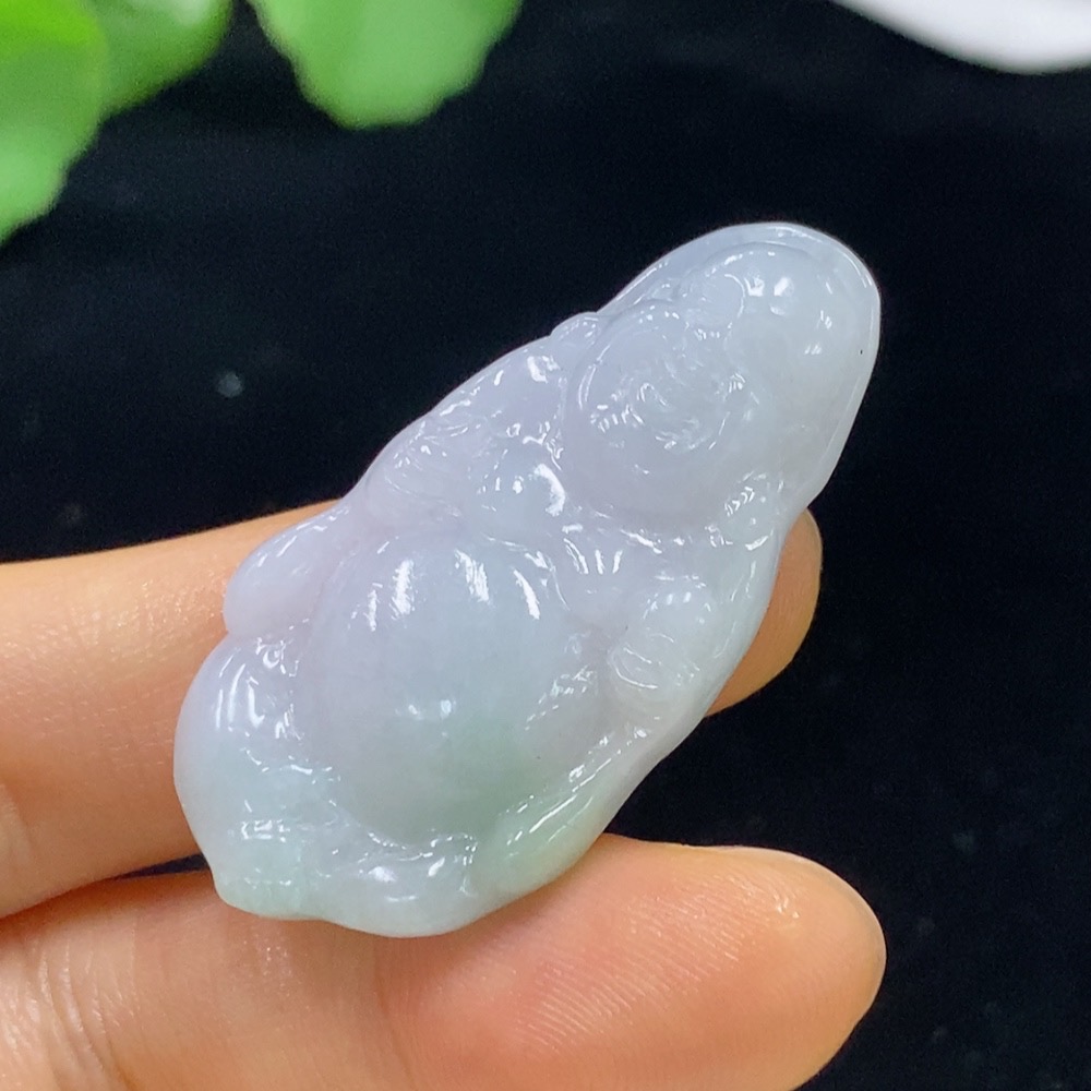 F35136073 Jadeite Buddha Pendant Total Weight Approx. 11.71g