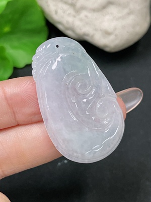 F34019996 Jadeite Pendant Ruyi Total Weight About 7.2g