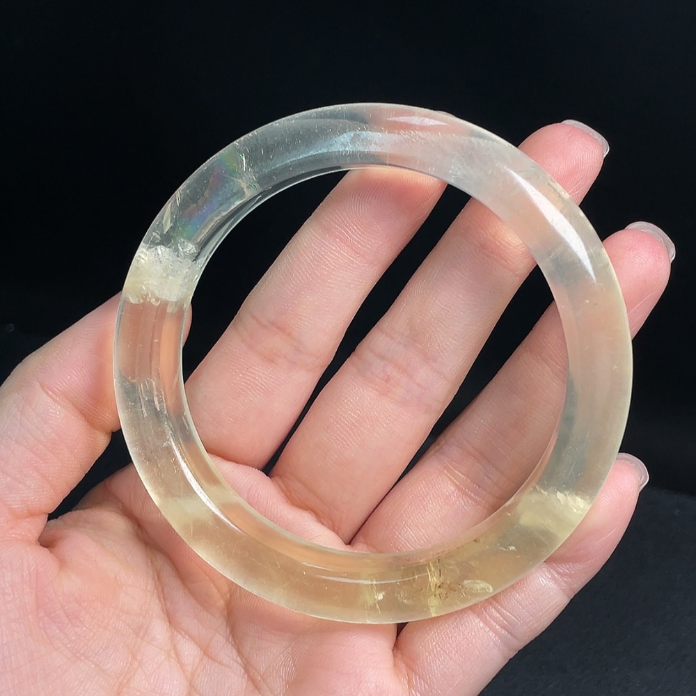 C27156843 Crystal Round Bracelet Size 60.2 Total Weight Approx. 55.39g