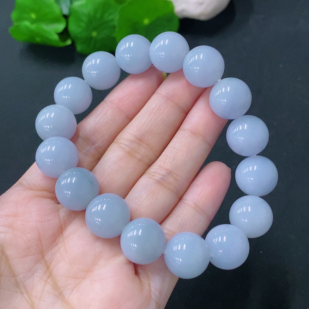 F28251066 Jadeite Bracelet, Approx. 13.3mm, Total Weight Approx. 62.9g