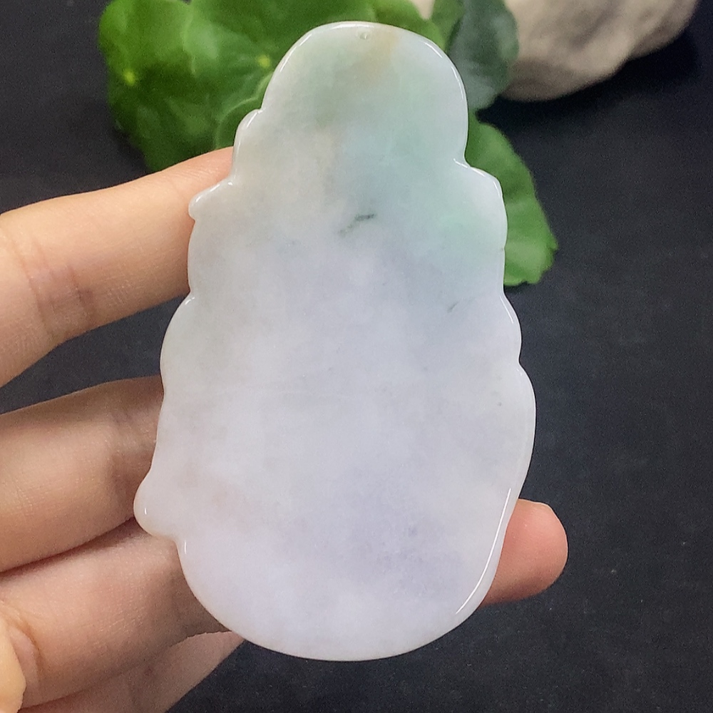 F30514588 JadeiteGuan Gong Pendant