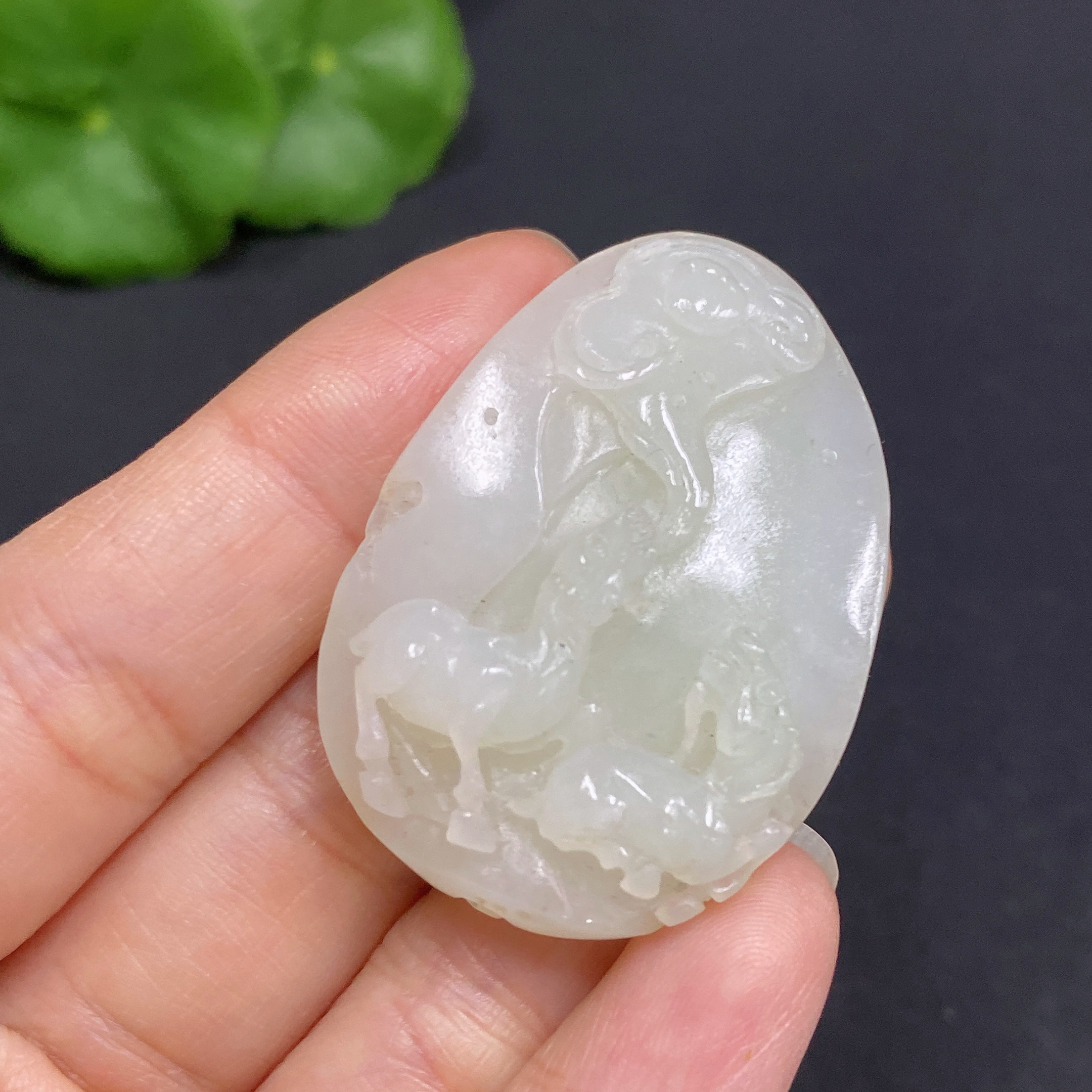 H31584407 Hetian Jade Pendant - All Wishes Fulfilled - Total Weight Approx. 19.6g