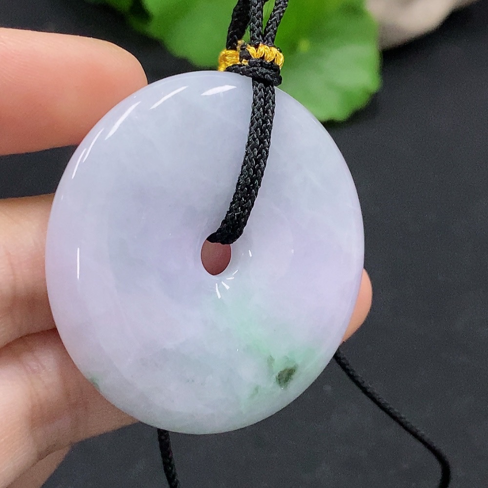 F31652795 JadeitePeace Button Pendant