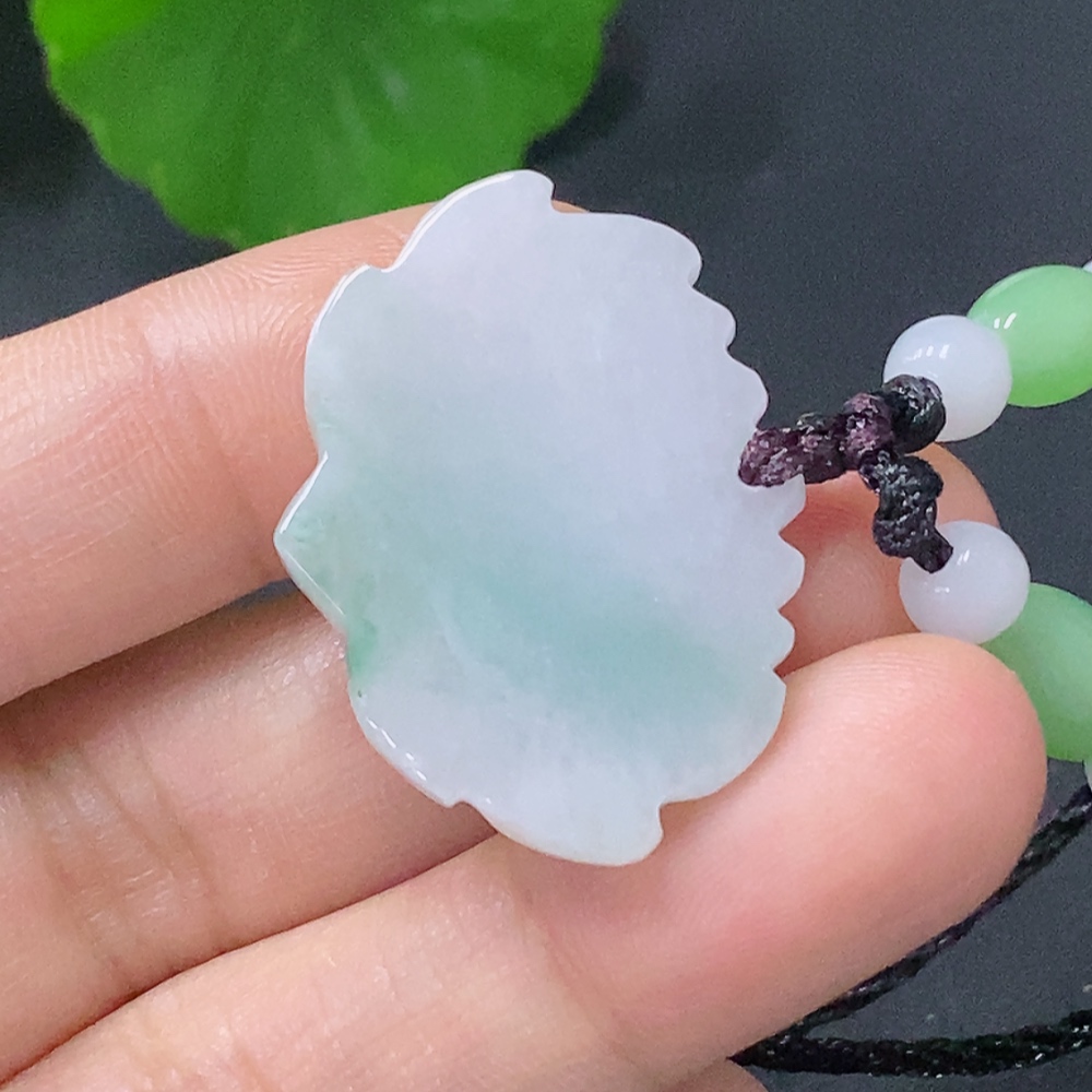 F30507941 Jadeite Pendant Lotus