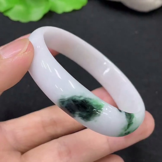 F31611561 Jadeite Round Bracelet, Total Weight Approx. 20.62g, Size 47.6, Containing Other Mineral Components