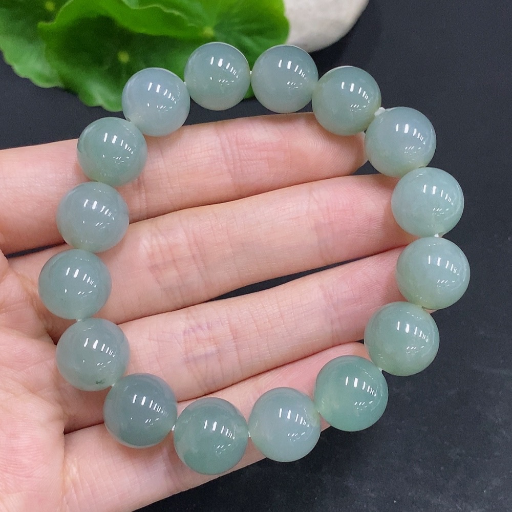 F33832176 Jadeite Bracelet Total Weight Approximately 48.2g Size About 11.9mm